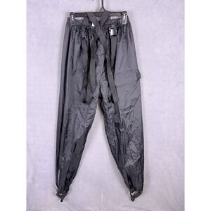 Tourmaster Motorcycle Rain Pants Men's M Black Lightweight Windbreaker Cargo